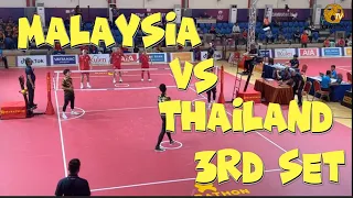SEA Games 2023 : Malaysia vs Thailand Inter Regu 3rd Set