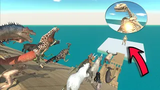 Skeleton Godzilla Challenge - Animal Revolt Battle Simulator