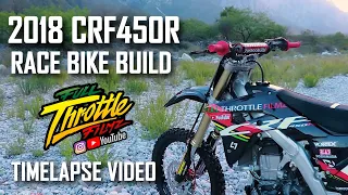 (TIMELAPSE) 2018 CRF450R Race Bike Build