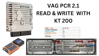 CONTINENTAL PCR 2.1 READ AND WRITE WITH KT 200 #kt200 #PCR2.1 #VAG #ktm