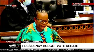Presidency Budget Debate I ANC, DA and EFF speeches