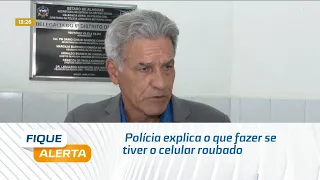 Polícia explica o que fazer se tiver o celular roubado