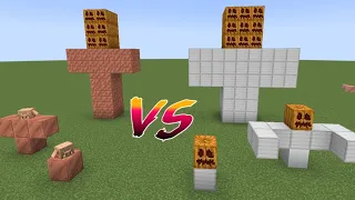 All iron golem vs all zombie combined