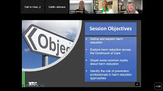 Webinar: Session 3 - A Primer on Harm Reduction and Our Role in Prevention