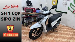 Sh Ý nhập cọp  8ng600km cái gì cũng còn zin theo xe trắng đen sipo zin | VŨ TUẤN XE SH