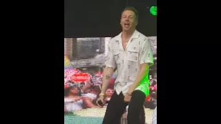 Macklemore performing at Jimmy Kimmel