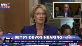 WATCH: Betsy DeVos Answers Questions on Sexual Assault (FNN)