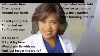 Grey's Anatomy - Chasing Cars lyrics