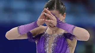 Winter Olympics: Kamila Valieva tops leaderboard after figure skating short programme