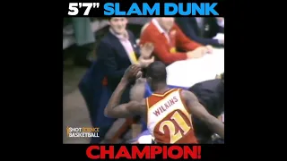 5'7 Spud Webb wins the 1986 NBA Slam Dunk Contest!