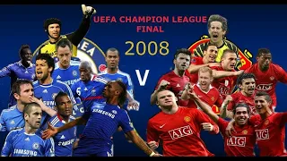 CHAMPIONS LEAGUE FINAL (2008) | Manchester United vs Chelsea 1-1 (6-5). Legendary teams