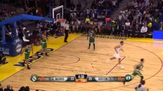 NBA Global Games Sergio Rodriguez Behind the Back Assist Real Madrid@Celtics October 08 2015