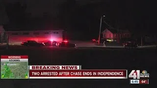 2 arrested after police chase in Independence