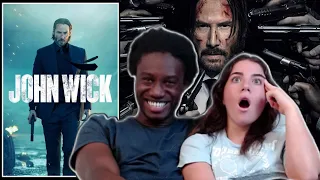 first time watching *JOHN WICK*