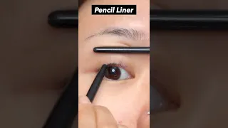 How to draw eyeliner with Pencil Liner? Eyeliner tutorial 👁