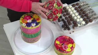 Harry London (5) 1lb. Spring Rose Tins of Chocolate on QVC