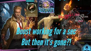 Constantine damage boost was working, but then it didn't?! 10sec boost only? Injustice2 Mobile