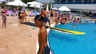 drita hotel animation pool alanya  havuz basi eglence görkem gülhan