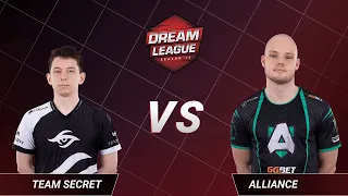 Team Secret vs Alliance - Game 2 - Upper Bracket Round 2 - DreamLeague Season 13 - The Leipzig Major