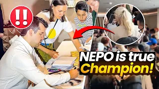 Nepo gets a huge CHEER from his fans | Autograph Session