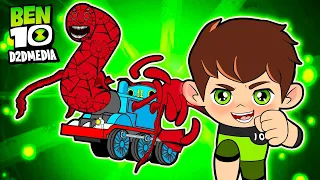 Python: Ben 10 Thomas the Train Spider #2 Fanmade Transformation | D2D Ben 10