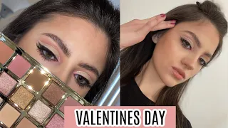 VALENTINES DAY MAKEUP TUTORIAL 2022 | TARTELETTE FULL BLOOM PALETTE