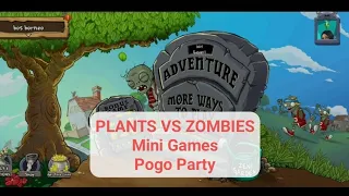 PLANTS VS ZOMBIES Mini Games - Pogo Party