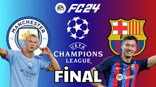 EA FC 24 Manchester City vs Barcelona (Champions League Final)