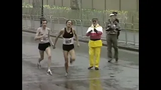 First ever London marathon 1981 finishing moments