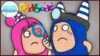 Oddbods Newt's Pink Eye at local clinic Pogo Doctor 3D Balls Animation Video for Kids