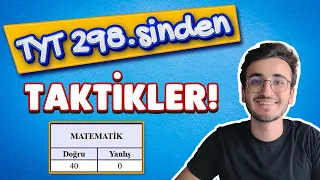 EN HIZLI TYT NET ARTTIRMA TAKTİKLERİ | (Tyt Türkçe Matematik tavsiye)