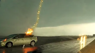 PRIUS STRUCK BY LIGHTNING!!!