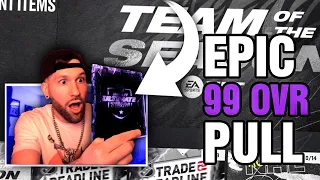 CLUTCH PURPLE PULL! *99 OVR TEAM OF THE SEASON PULL* NHL 22 HUT TOTS CHOICE PACK GIVES ME A 99 OVR