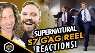 Supernatural | Reaction | S7 Special Features Blooper Reel | We Watch Winchester
