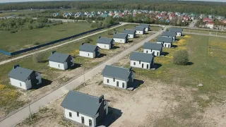 Готовые дома из газобетона по проекту ГБ в коттеджном поселке "Петергоф-Сити"