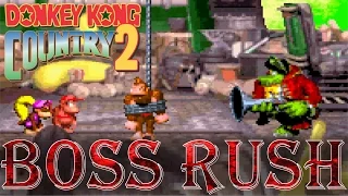 Donkey Kong Country 2 (GBA) - Boss Rush (No Damage)