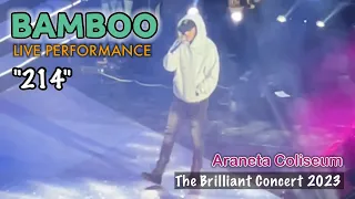 BAMBOO | "214" LIVE Performance at Araneta Coliseum | The Brilliant Concert #PINAKAMAKINANG 💎