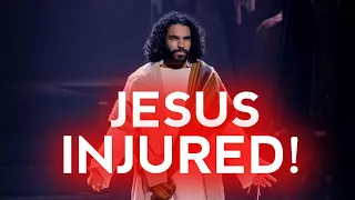 Actor in The Thorn Injured at the Cross, but Jesus steps in!