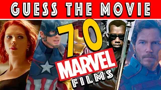 Test Your Marvel Movie Knowledge in 1 Frame (70 Films)