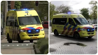 Ambulances 06-126 en 06-124 A1 in Apeldoorn