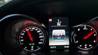 Mercedes-Benz C250d W205 0-100km/h Acceleration