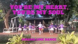 You're My Heart You're My Soul 2023 - Kirana Line Dance || @ainyliu8251 @abadiharia