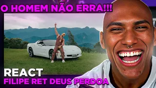 O HOMEM NÃO PARA! ›› REACT‹‹ DEUS PERDOA (Prod. Dallass) CLIPE OFICIAL - Filipe Ret