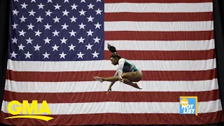 'GMA' Hot List: Simone Biles makes gymnastics history l GMA Digital