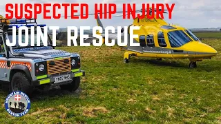 MOUNTAIN RESCUE CALL OUT | EDALE MRT & AIR AMBULANCE
