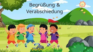 Begrüßung & Verabschiedung auf Deutsch  / The Greetings in German / التحيات باللغه الالمانية