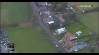 Cycling Gp Le Samyn, Belgium 2017. Last 2 km