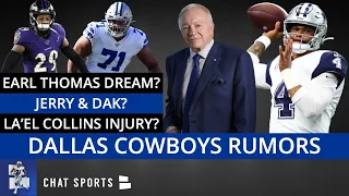 Cowboys Rumors On La’el Collins Injury, Earl Thomas Latest, Jerry Jones & Dak Prescott + Tyron Smith