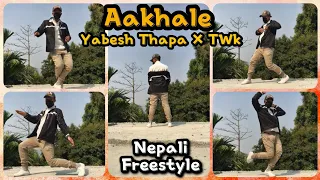 Yabesh Thapa - Aakhale Song | aakhale yabesh thapa dance | Abhi karki | new nepali dance of 2022