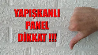 Yapışkanlı Duvar Paneli ile Yaşadığım Problem / Duvar Kaplama